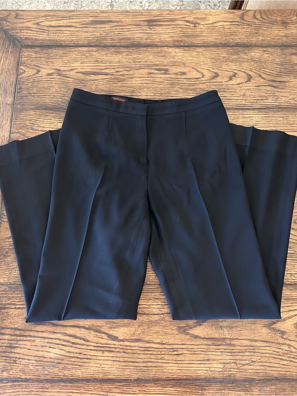 Escada women’s black wool trousers